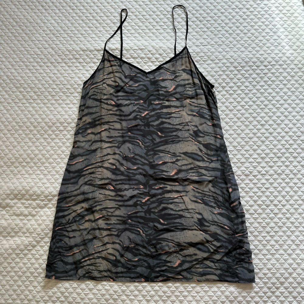 Zebra Slip Dress